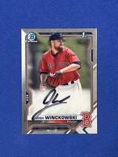 2021 Bowman Chrome RC Auto #CPAJWI Josh Winckowski Red Sox autograph rookie