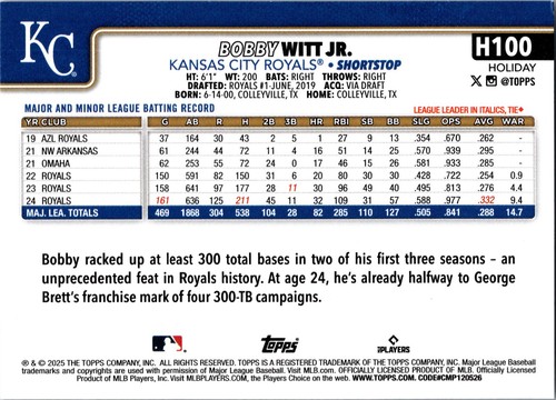 2025 Topps **Holiday Baseball**PICK YOUR CARD!! - Picture 125 of 237