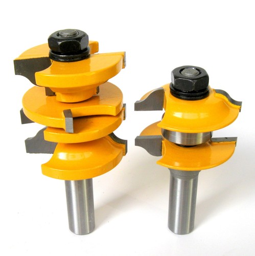 2 Stck. 1/2 Zoll SH Eingang & Innentür Ogee passendes R&S Router Bit Set - Bild 3 von 12