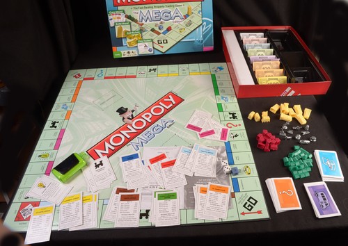 Monopoly The Mega Edition Multiplayer Game Board - Complete In Great Condition - Picture 2 of 14