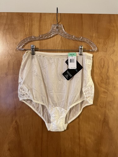 Vanity Fair Lace Brief Panties Nylon Vintage 13001 Glow Perfectly Yours Size 8 - Picture 11 of 11