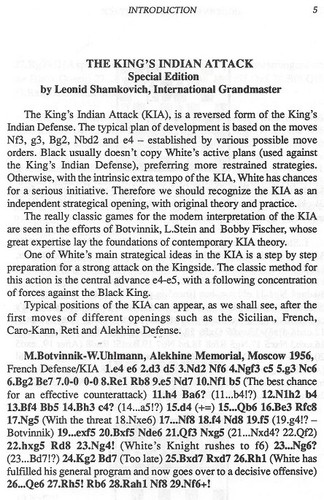 Modern King's Indian Attack = John Hall & Jan Cartier + Free Chess Book! - Picture 3 of 11