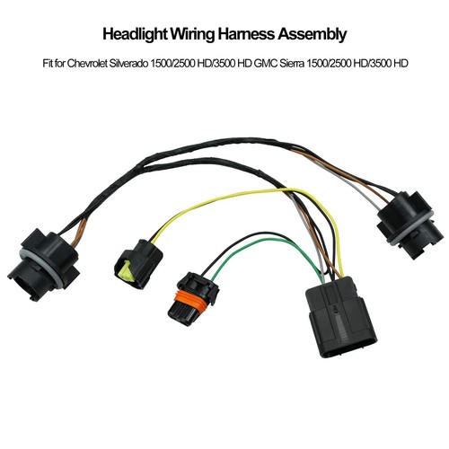 Headlight Wiring Harness Assembly Fits for Chevrolet Silverado GMC Sierra 150... - Picture 2 of 5