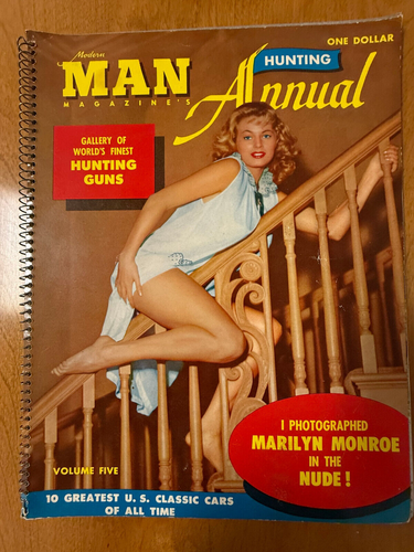 Modern Man Annual #5 - 1950's ~~ big Marilyn Monroe article GUNS & DAMES!!!