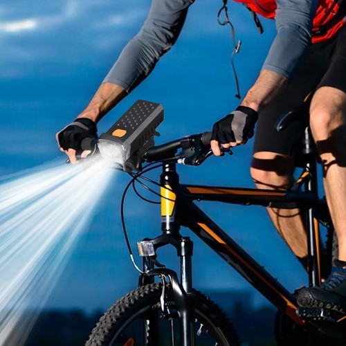1pc Waterproof Super Bright Cycle Headlight with 3 Light Modes for Night Riding - Picture 9 of 12