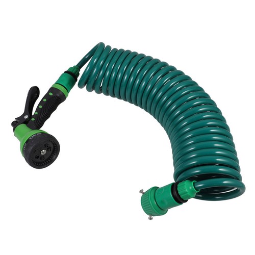 1 Set of Curly Hose Coil Garden Hose Car Washing Coil Hose Expandable Car Wash - Picture 3 of 12