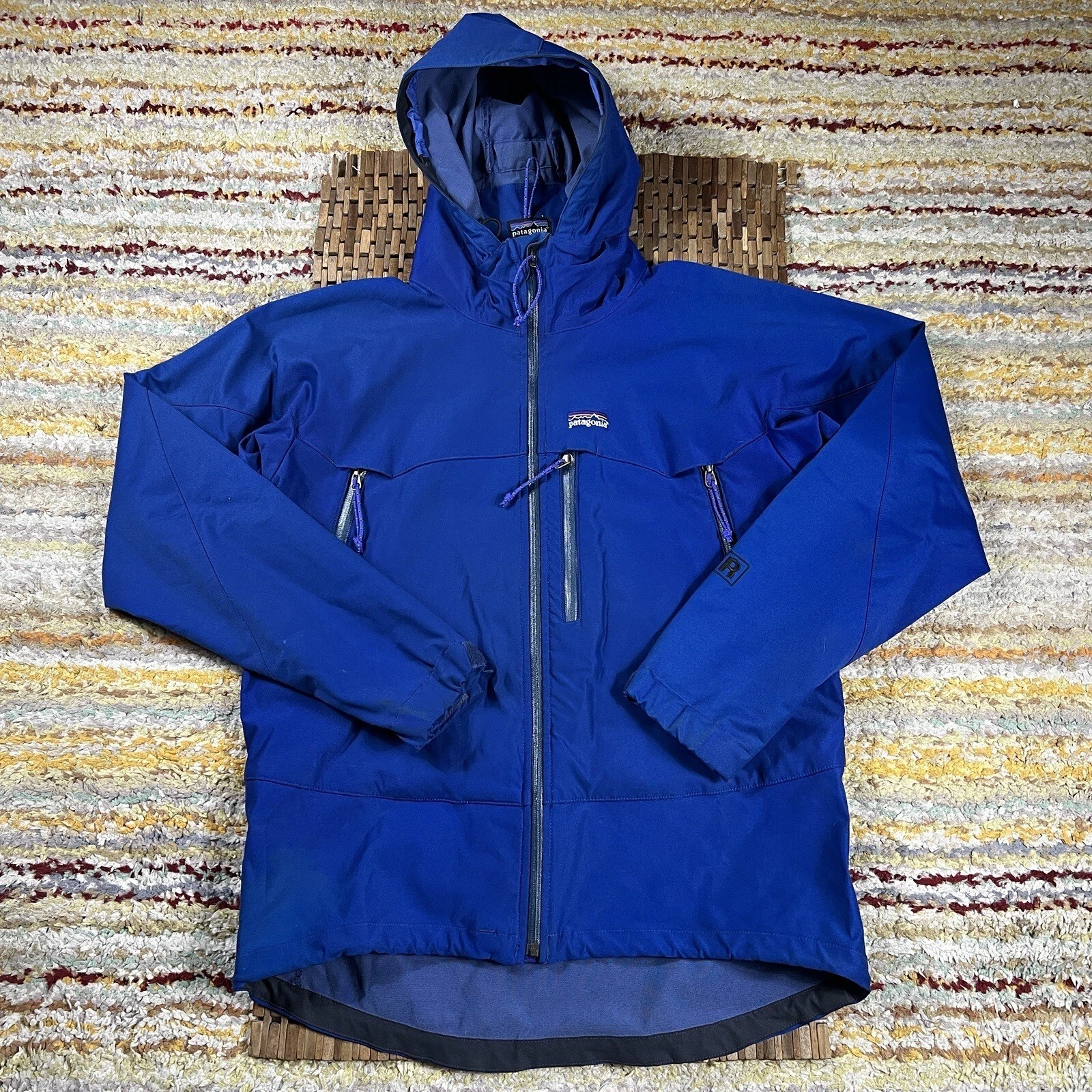 patagonia vintage regulator soft shell full zip hoodie
