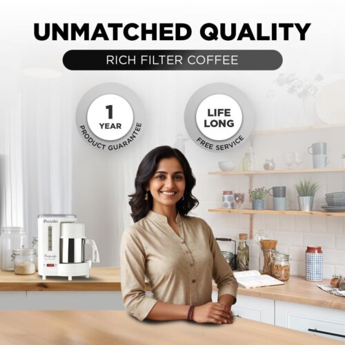 Preethi Dripcafe Drip Coffee Maker | 450W Coffee Machine for Home - Picture 6 of 6