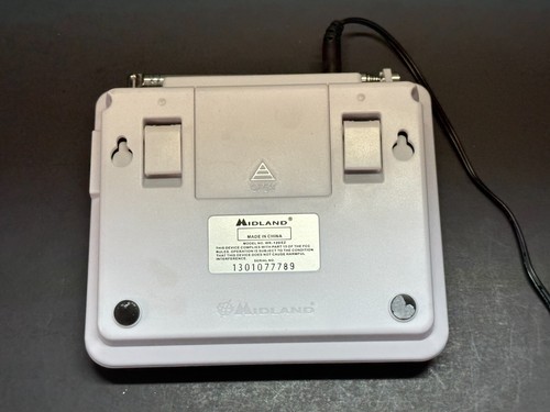 Midland WR120EZ Emergency NOAA Weather Radio Alarm Clock AC Adaptor Tested Works - Picture 6 of 12