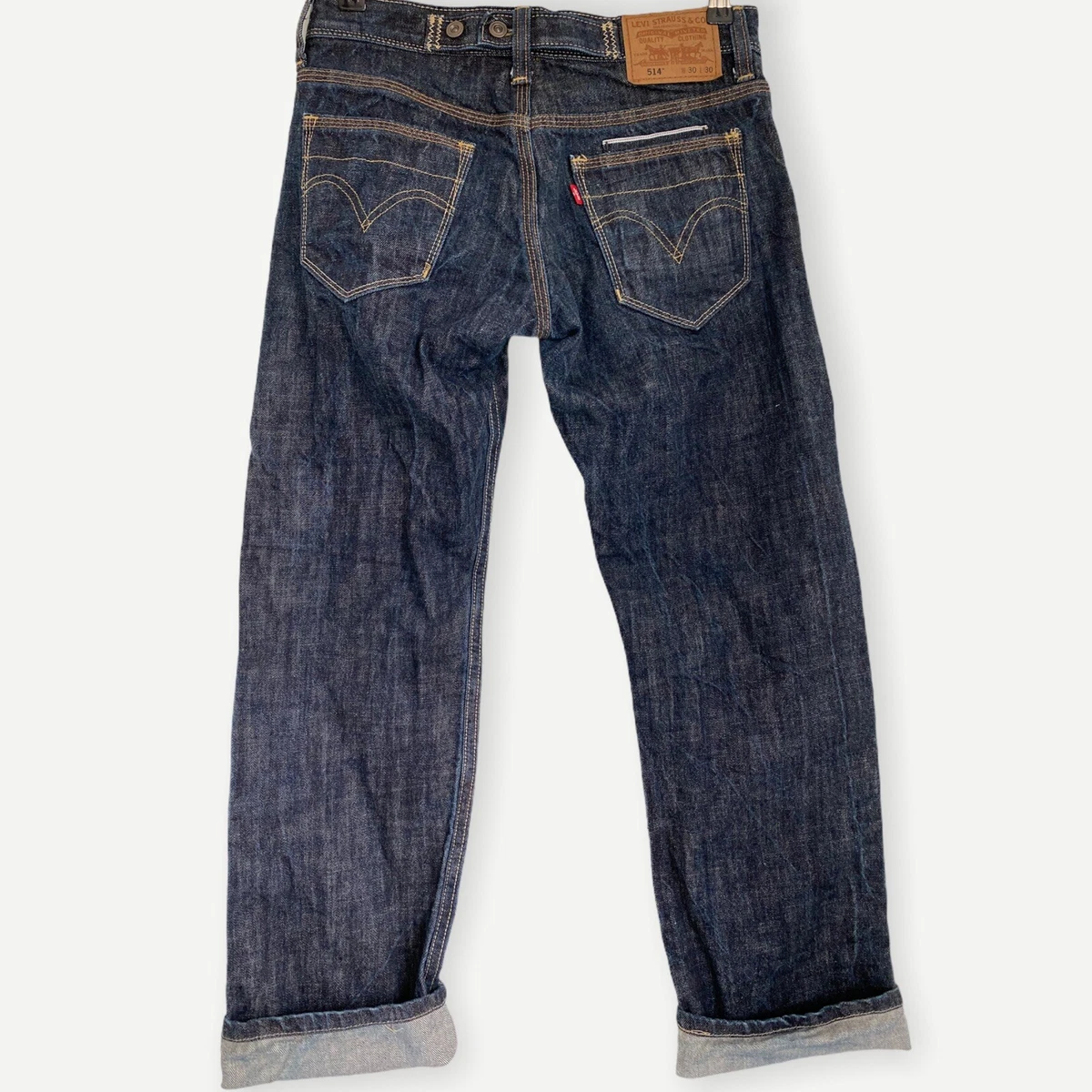 Levis unwashed denim hotsell