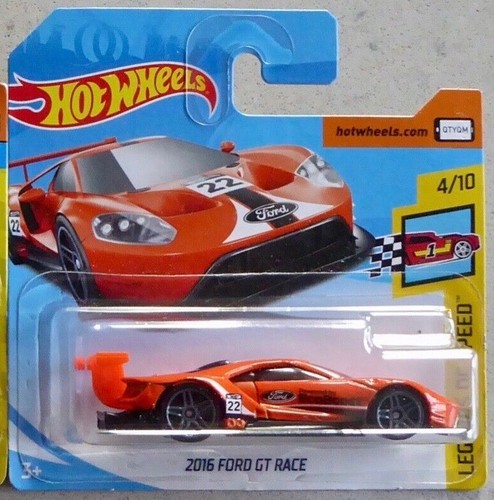 1/64 Ford GT Race orange - Legends of Speed 2018 4/10 - Hot Wheels - Picture 1 of 3