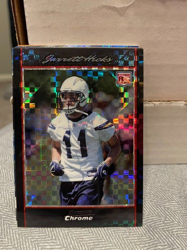 2007 Bowman Chrome Xfractors #BC51 Jarrett Hicks RC/275 CHARGERS!