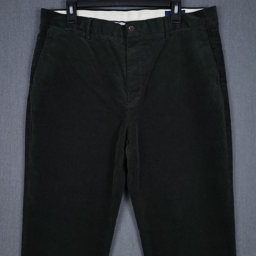 Polo Ralph Lauren Corduroy Pants Mens 36x32 (35x31) Green Thin Wale Classic Fit - Picture 2 of 13