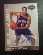 2008-09 Topps Co-Signers Gold  #72/350  Chris Douglas-Roberts #130 Rookie Auto 