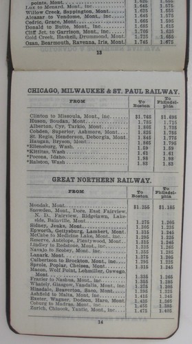 Original 1916 NICKEL PLATE RAILROAD Leather Book - Freight Rates for Grease Wool - Picture 6 of 12