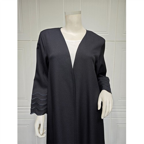 Dubai Women Muslim Open Cardigan Kimono Abaya Robe Long Robes w/ Scarf Dresses - Foto 12 di 42