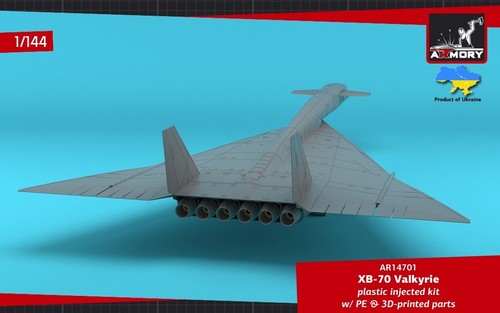 Armory Models AR14701 Scala 1:144 XB-70 Valkyrie US Supersonic Strategic Bomber - Foto 10 di 19