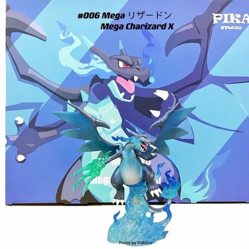 Pop Anime Mega Charizard X Figures PVC Toy Animation Model Toy Gift 10CM No Box - Picture 13 of 16