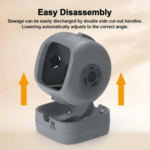 Automatic Cat Litter Box Self Cleaning - APP Control and Weight Monitoring - 86L - Picture 5 of 7