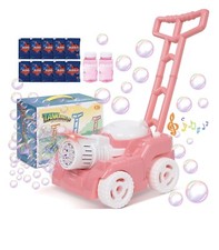 Wisairt Bubble Lawn Mower,Bubble Machine for Toddlers