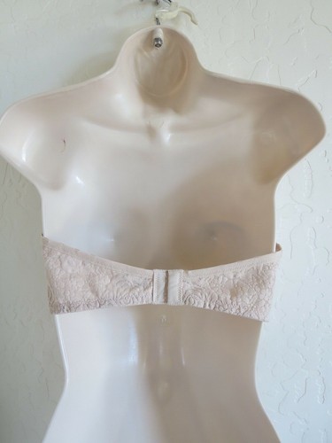WACOAL 36B #854205 HALO LACE STRAPLESS CONVERTIBLE UNDERWIRE BRA, Nude, NWT - 第 7/7 張圖片