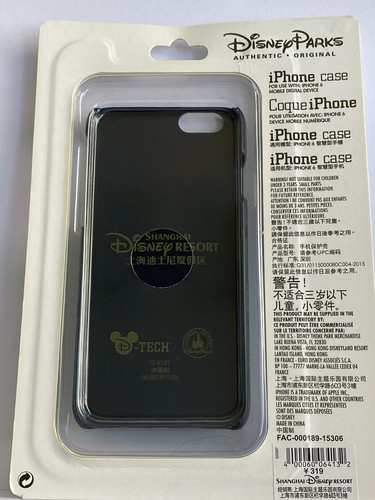 iPhone 6 6S Phone Case Disney Back Cover Shell D-Tech Plastic Disneyland Resort - Bild 9 von 13