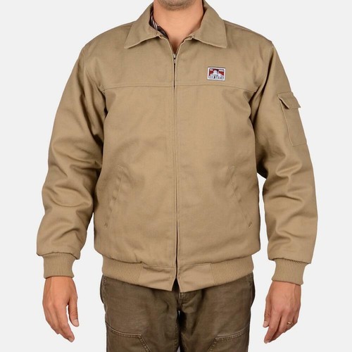 Ben Davis Herren Jacke Schwerlast Reißverschluss Regular Fit Gefüttert - Bild 8 von 22