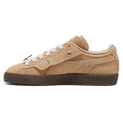 Puma Suede X XGirl Lace Up Womens Beige Sneakers Casual Puma Suede X XGirl Lace Up Womens Beige Sneakers Casual