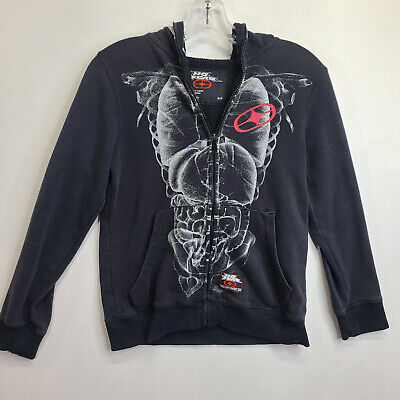 Vtg No Fear Skeleton Skull X-Ray Graphic Full Zip Hoodie Vtg No Fear Skeleton Skull X-Ray Graphic Full Zip Hoodie