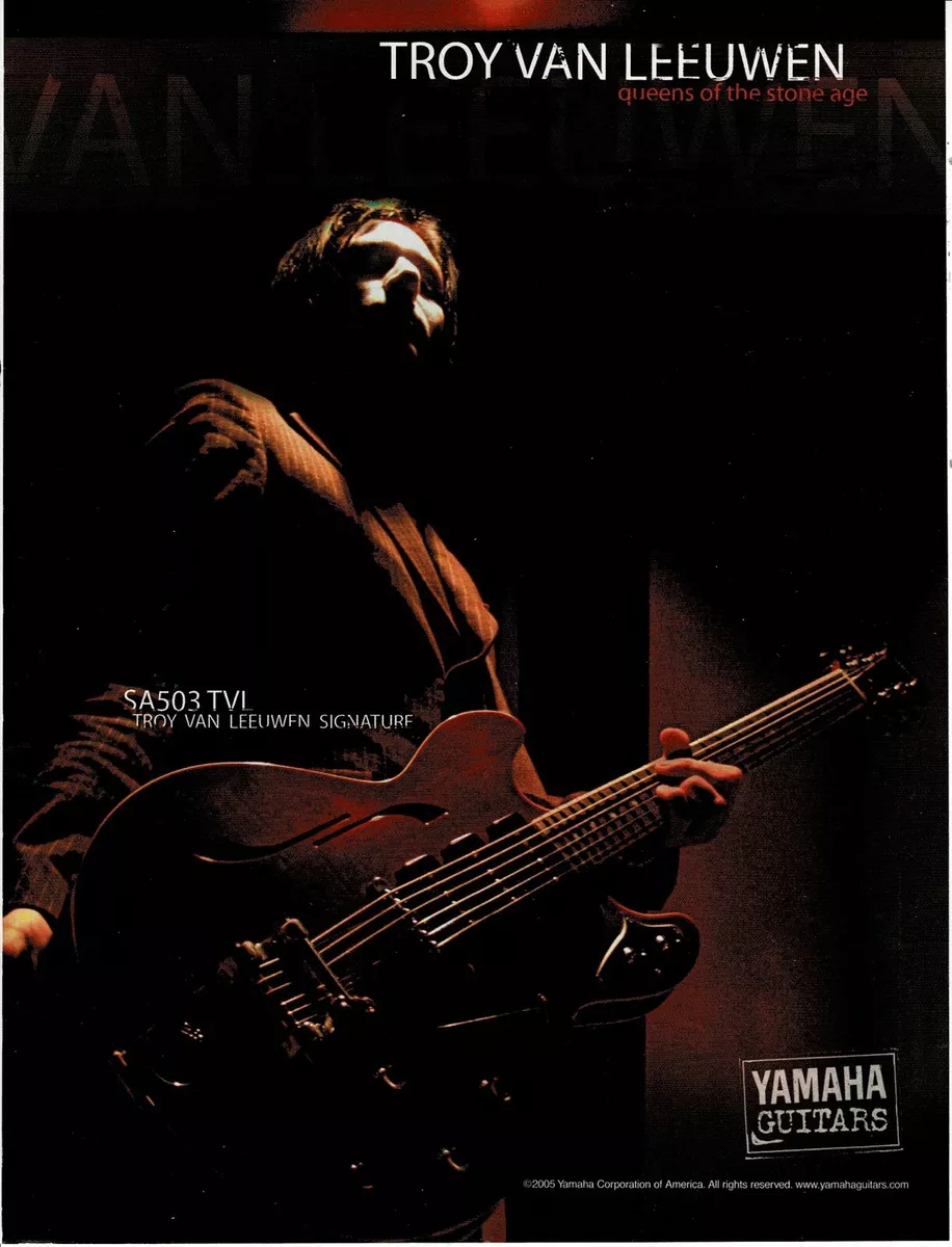 Yamaha Guitars Troy Van Leeuwen of Queens of the Stone Age