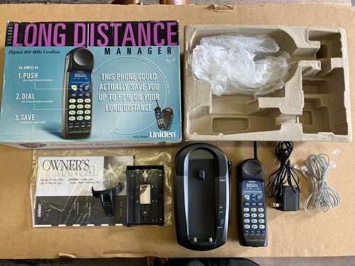 1999 Uniden EXL8901 Long Distance Manager Phone w/Box, Papers, Accessories