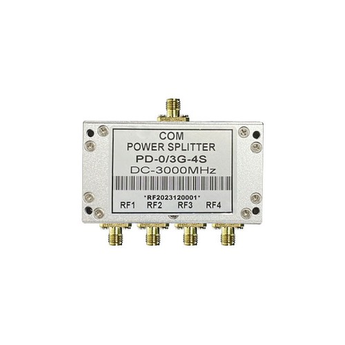 4-Way Power Splitter DC-3000MHz DC-6000MHz RF Power Divider w/ SMA Connector tp1 - Picture 1 of 2