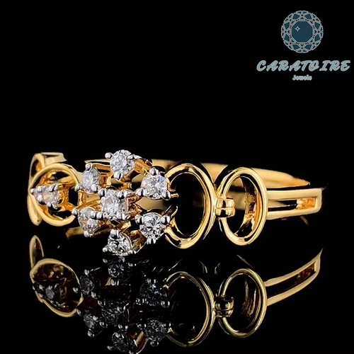 Women's Wedding Band Engagement Ring VVS Natural Moissanite 925 Sterling Silver - Video 1 of 1