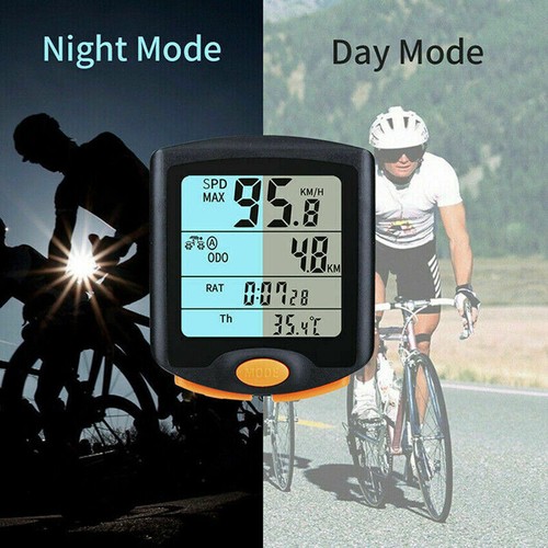 Wireless Speedometer Computer Bogeer Cycling Backlight Odometer Bicycle Bike - Picture 7 of 13