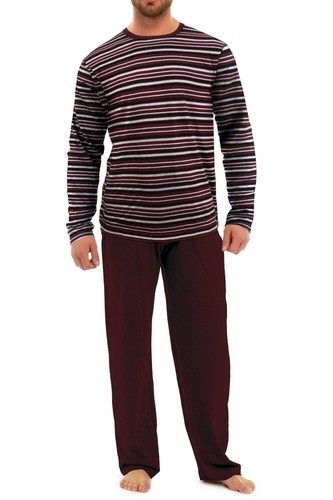 Conjuntos de pijamas para hombre PJ'S ropa de dormir ropa de salón manga larga algodón conjunto tallas S-4XL - Imagen 9 de 127