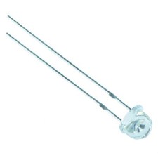 10 x White 5mm Water Clear LED 2000mcd 30°