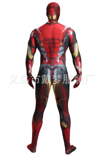 Iron Man Erwachsene/Kinder Cosplay Kostüm Overall Halloween Body Männer Anzug Film - Bild 9 von 12