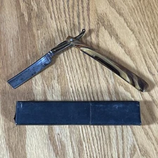 Vintage Clauss Straight Razor 10/16" Fremont Ohio USA