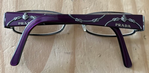 prada vpr58l Purple reading glasses (Only Frame. See Description) - Picture 3 of 9