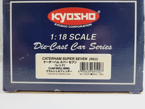 Kyosho 1:18 Caterham Super Seven Diecast Model | Red - Picture 20 of 20