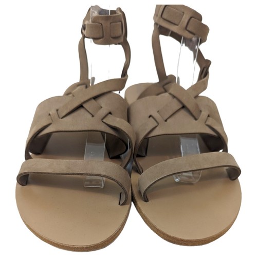 Sandalias planas de cuero hechas a mano Anthropologie Valia Gabriel $255 talla 39 - Imagen 4 de 11