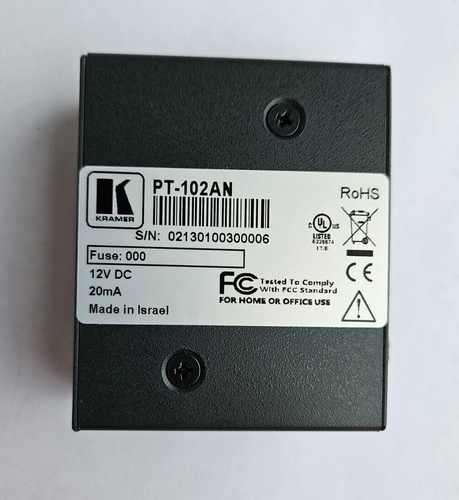 Kramer Electronics Amplificatore distribuzione audio stereo PT-102AN - Foto 3 di 4