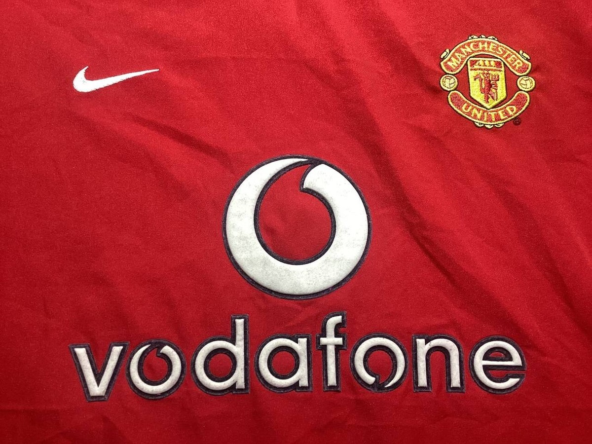 MANCHESTER UNITED 2002 2003 2004 Home Football Shirt Soccer Jersey