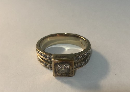 Pierre Lang Ring Gr. 60 Zirkonia vergoldet PL Modeschmuck - Picture 2 of 4