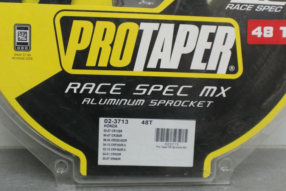 Piñón trasero Open Box Pro Taper MX negro 48T para Honda CRF250R/X 2004-2013 Foto 3 de 3