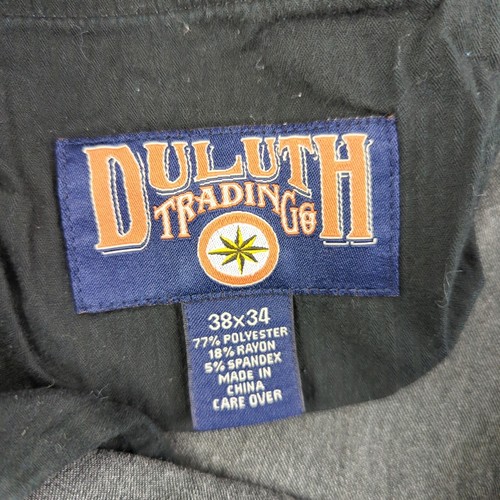 Vtg Duluth Trading Pants Mens 38x34 Pleated Stretch Rayon Blend Khaki Slacks - Picture 7 of 14