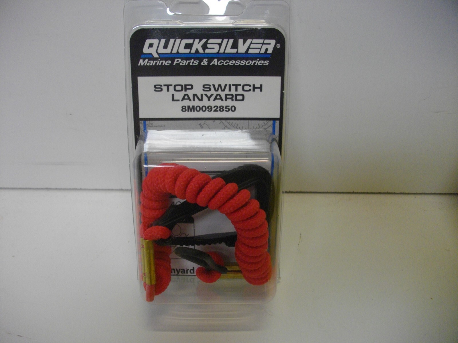 Mercury Marine Quicksilver MerCruiser 8M0092850 stop switch lanyard OEM
