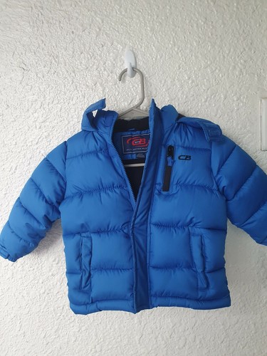 NWOT CB Sports Toddler Boys Hooded Quilted Puffer Coat Grey 2T - Picture 7 of 8