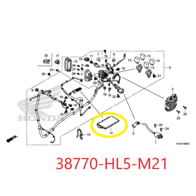 Genuine Honda Pioneer 500 SXS UTV PGM FI Unit for Fuel Injection 38770-HL5-M21