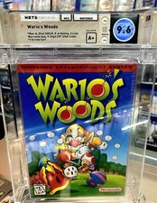 Wario's Woods Nintendo NES 1994 New Sealed Unopened Wata Graded 9.6 A+ Mint